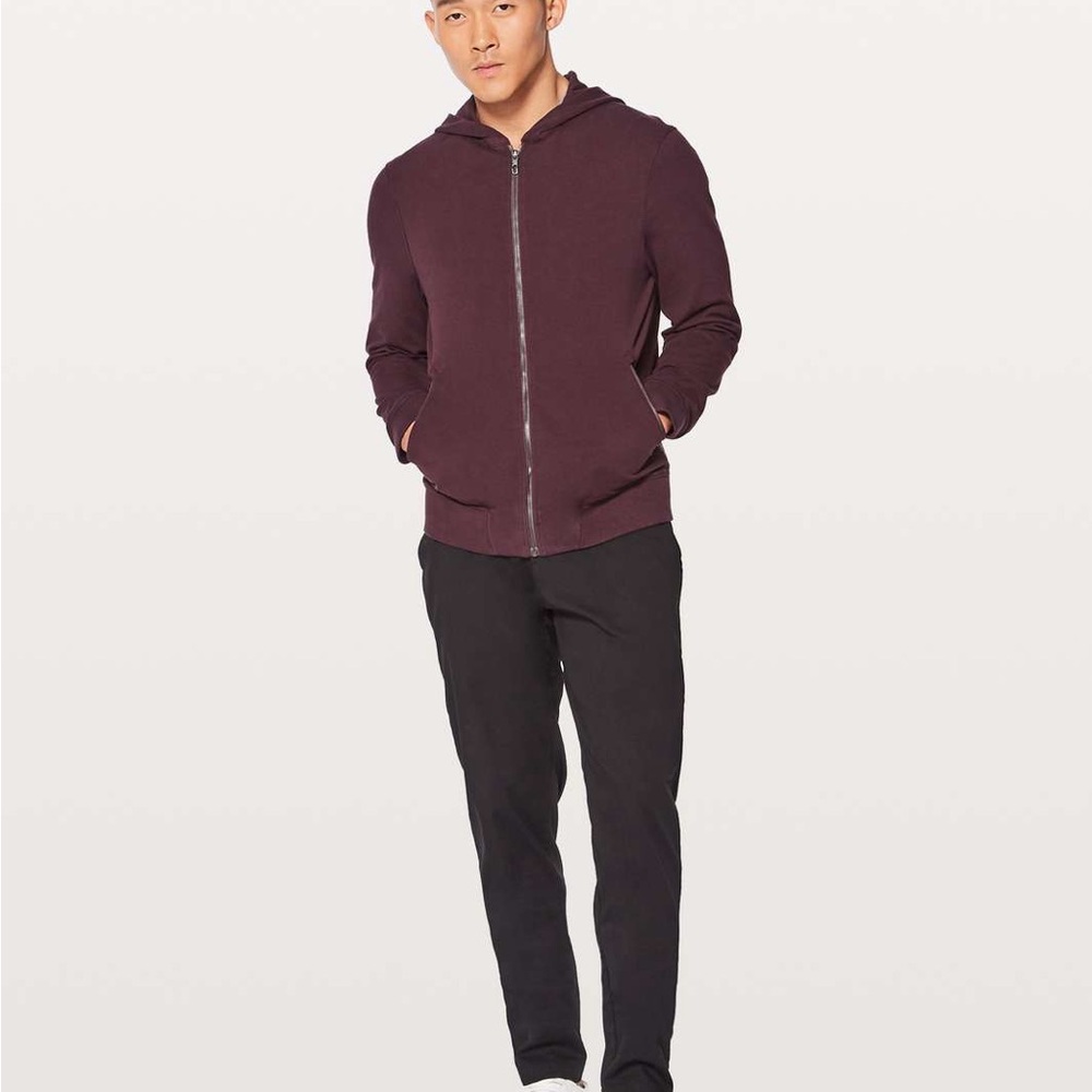 lululemon athletica Cross Cut Dark Purple Hoodie